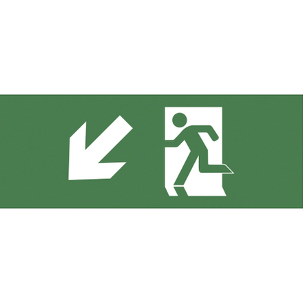 Самоклеящаяся этикетка ЭРА INFO-DBA-007 200х60мм Фигура/стрелка вверх влево DBA