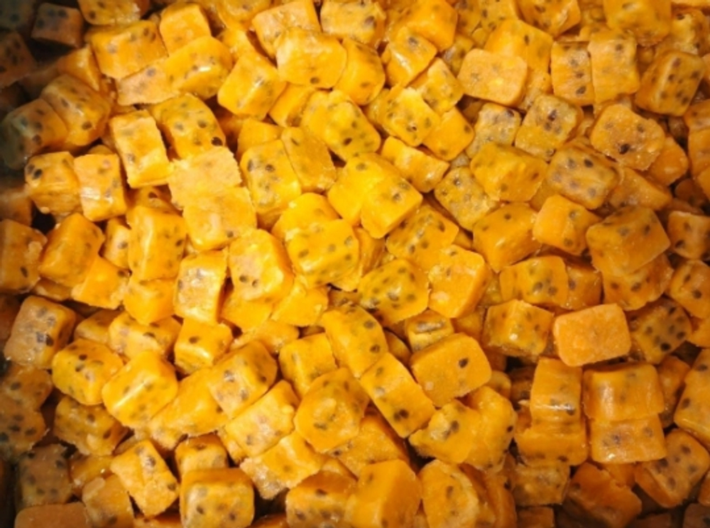 Маракуйя кубик без косточки, 1кг