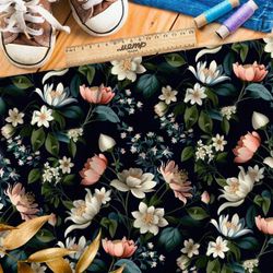 Ткань премиум шелк искусственный Армани чарующие танцы