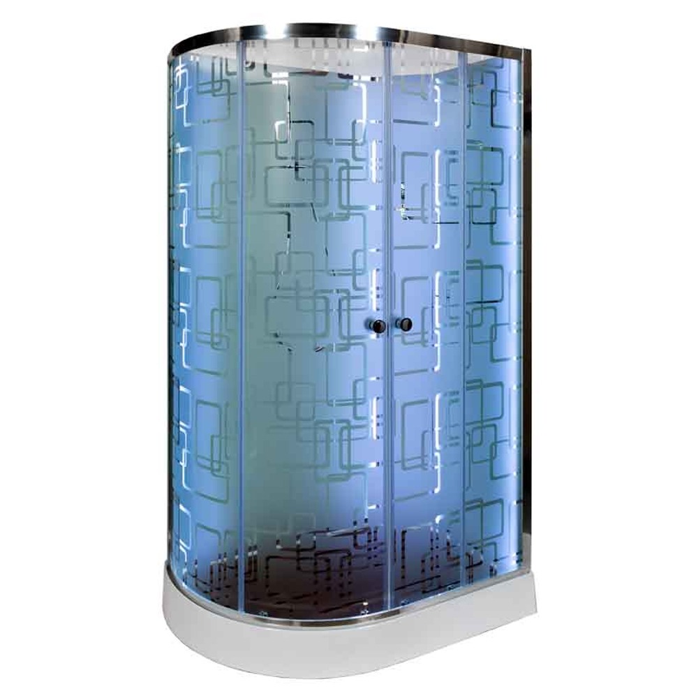 Душевая кабина AvaCan (АваКан) EM2012 N R LED с гидромассажем