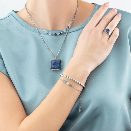 Браслет Coeur de Lion Blue-Silver 5076/30-0717