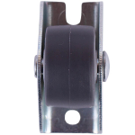 ОПОРА КОЛЕСНАЯ НЕПОВОР.НА ПЛОЩ. 15ММ ПЛАСТ (ЧЕРНЫЙ 1 ШТ)