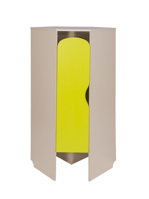 Шкаф детский "Краски"  угловой 2-х секционный