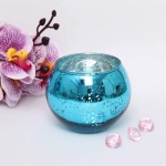 Подсвечник «Fairy» 10*8,5см цвет голубой