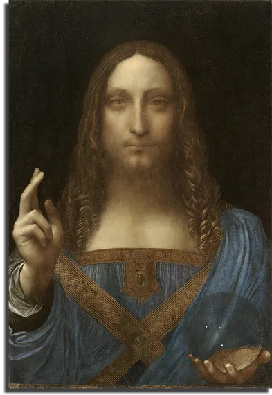 Репродукция "Леонардо Да Винчи - Спаситель Мира"