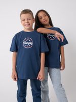 Футболка оверсайз с печатью "Шторм"