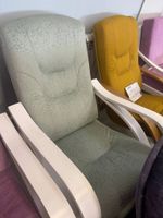 Кресло-качалка Премьер (caramello 06, белый)