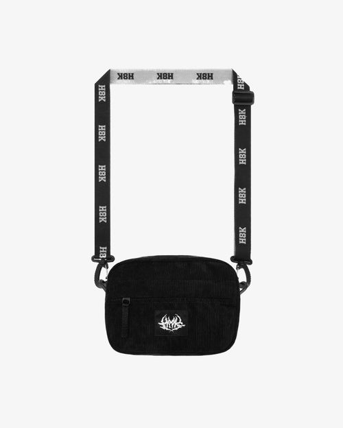 Сумка Hook Мессенджер Бастард Вельвет черная