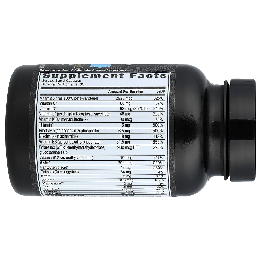 Ancient Nutrition, мультивитамины для мужчин старше 40 лет, 90 капсул