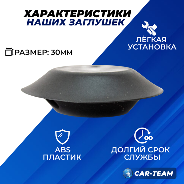 Заглушка 30 пола кузова 7703074635 Веста, Иксрей, Ларгус, Рено Логан, Сандеро, Дастер, Каптур набор 4шт.