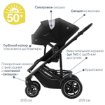 Коляска 3 в 1 Britax Roemer Smile 5Z и автокресло Baby-Safe Pro Classic Deep Black Space Black