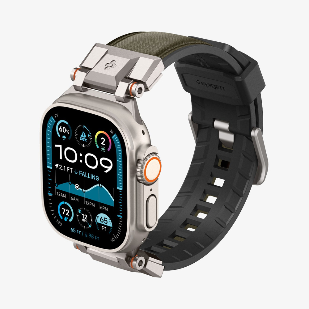 Ремешок Spigen DuraPro Armor, Apple Watch 49mm/46mm/45mm/44mm - military green