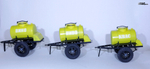 ACPT-0.9 tank trailer for kvass or beer transportation. Scale 1/14