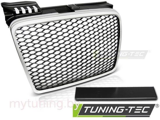Решетка радиатора RS-TYPE MATT SILVER для Audi A4 B7