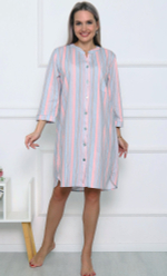 Халат на пуговицах М612