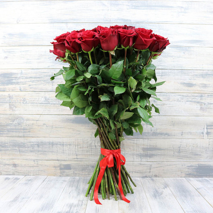 Букет из 51 Красной розы Эксплорер