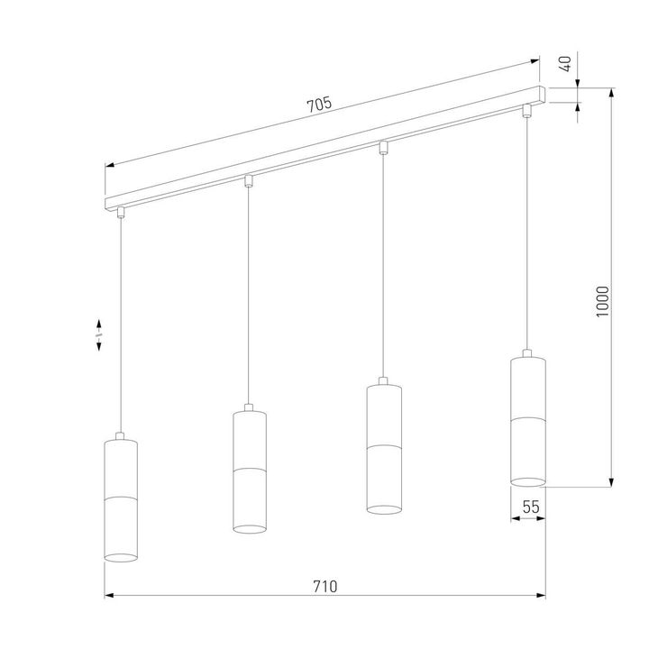 Подвесной светильник TK Lighting 4357 Elit White