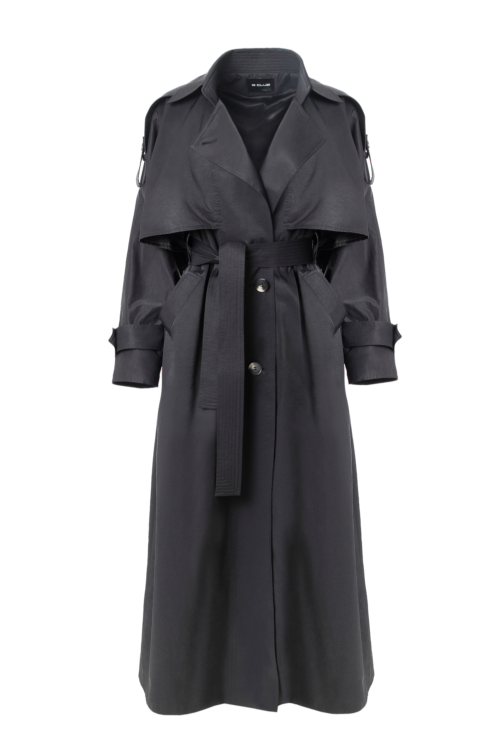 "Trench cape" Тренч-кейп в пол из хлопка.