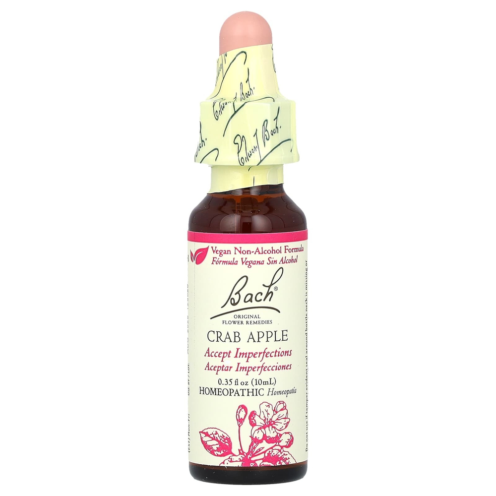 Bach, Original Flower Remedies, яблоня лесная, 10 мл (0,35 жидк. унции)