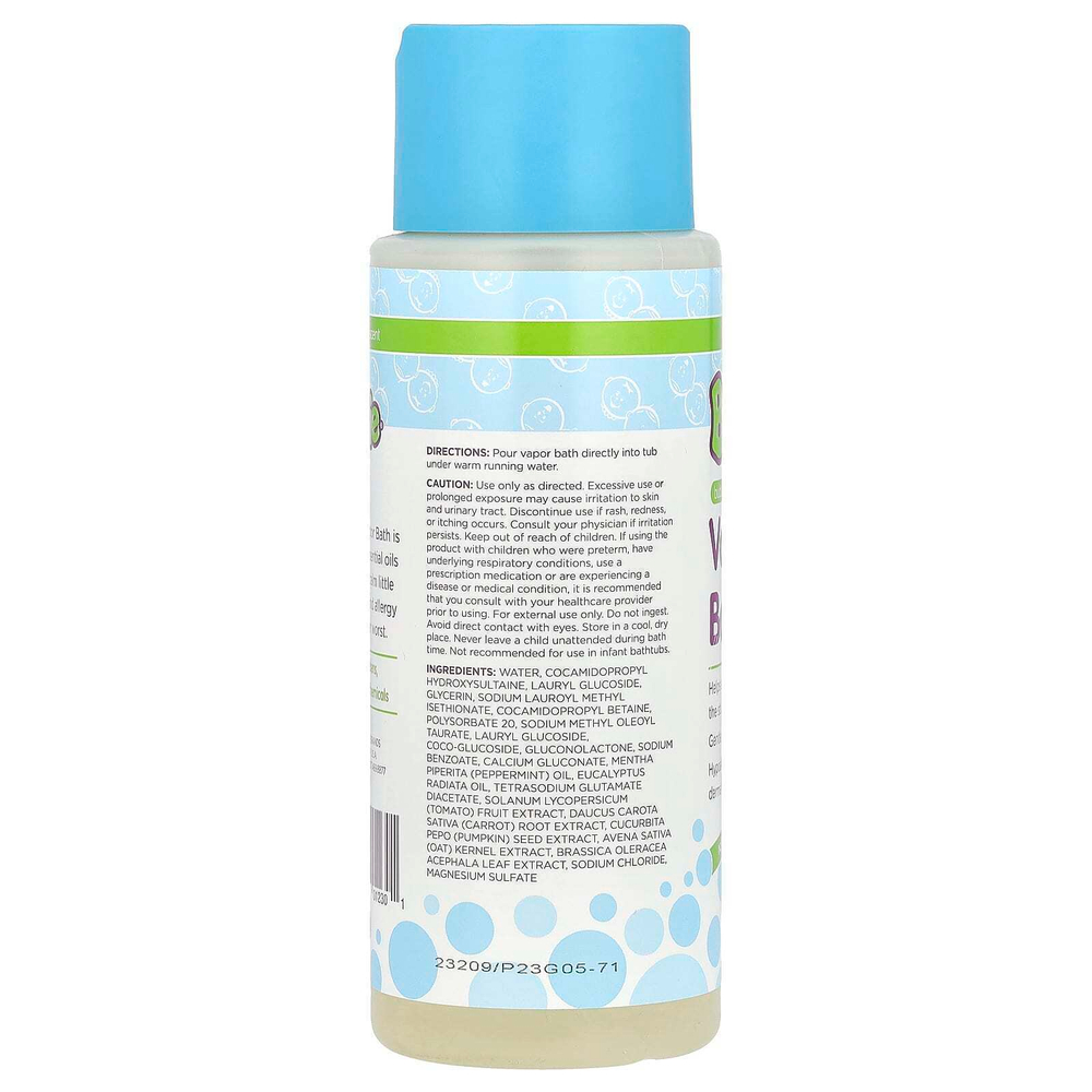 Boogie Wipes, Bubbling Vapor Bath, Mint Eucalyptus, 10 fl oz (296 ml)