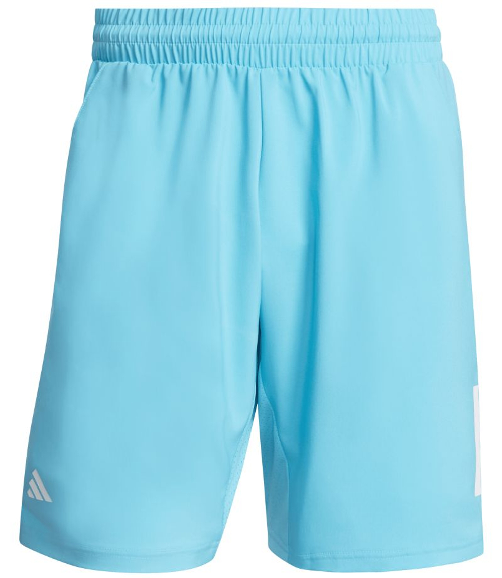 Мужские теннисные шорты Adidas Club 3-Stripes 7" - cyan