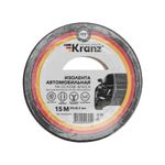 Изолента автомобильная флис, 0.3х25 мм, 15 м KRANZ