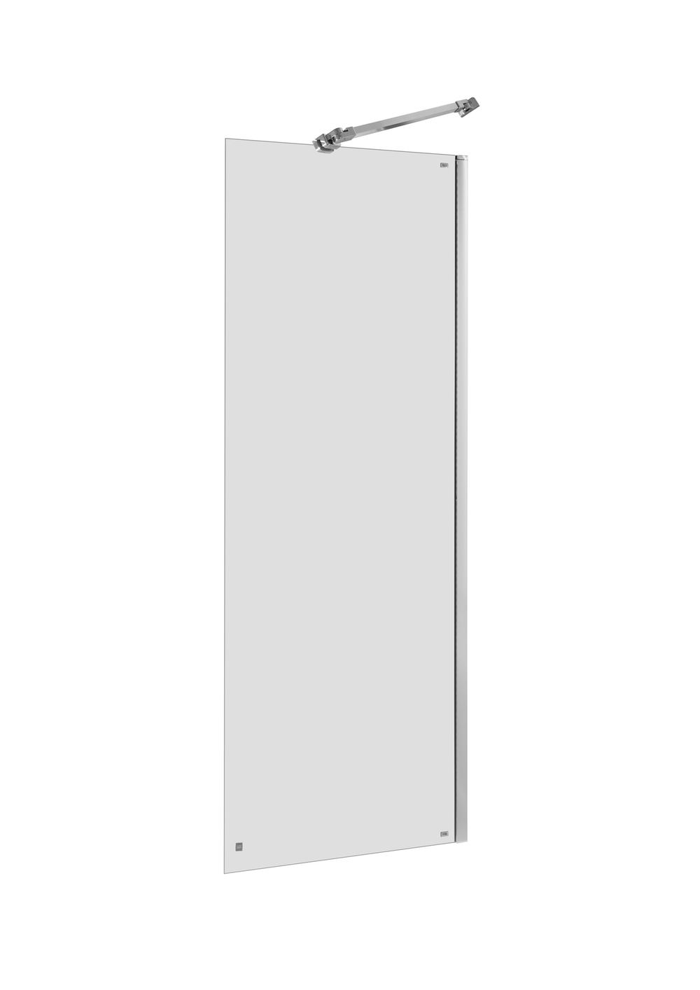 Боковая часть Roca Capital 900x1950, прозрачное стекло, xром M4409012M