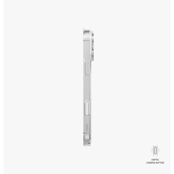 Чехол Uniq AirSuit Case для iPhone 17 Pro Max, Прозрачно-белый | Glossy Clear/White