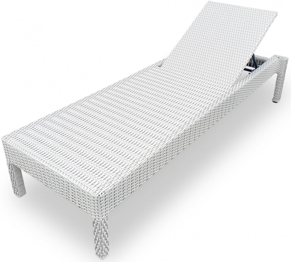 Шезлонг-лежак плетеный Tagliamento GS925, белый