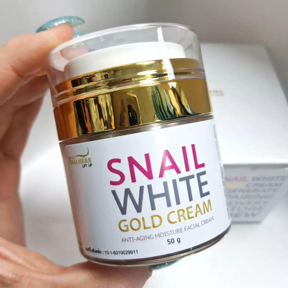 Крем для лица Улиточный Snail White Gold ROYAL THAI HERB 50 гр
