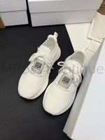 Женские кроссовки Dior Run белого цвета с логотипом
