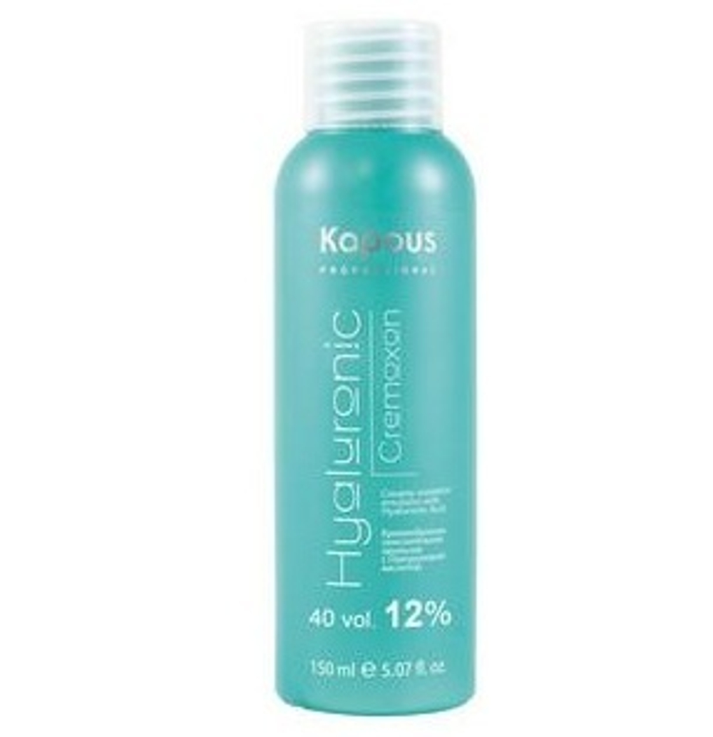 Kapous Professional Hyaluronic Acid Эмульсия окислительная Hyaluronic Cremoxon, 12%, кремообразная, 150 мл
