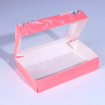 Коробка складная «Расцветай» розовая, 20 х 12 х 4 см