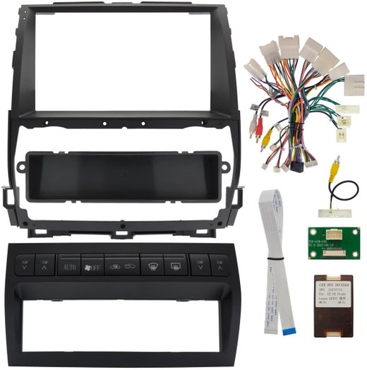 Магнитола для Lexus GX470 J120, Toyota Land Cruiser Prado 120 (любая комплектация, рамка тип 3) - Teyes SPRO+ на Android 10, ТОП процессор, 4Гб+32Гб, 4G SIM-слот