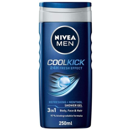 Гель для душа Nivea Men Coolkick 250 мл