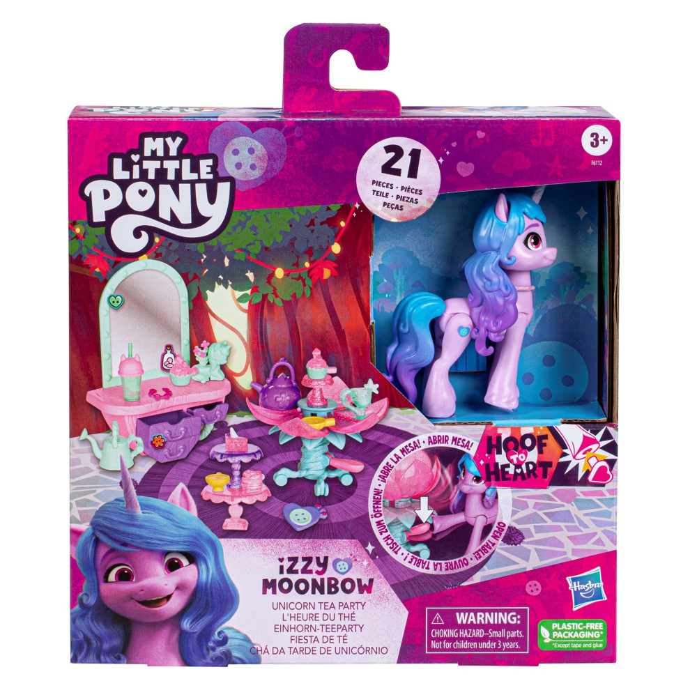 My Little Pony - Набор Чаепитие + фигурка пони Иззи Мунбоу + 20 аксессуаров F6112