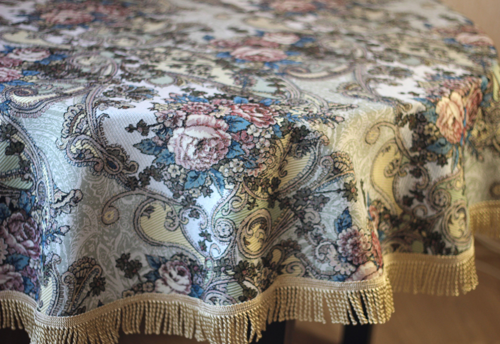 Гобеленовая скатерть Восточная D 160 см