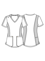 Топ медицинский женский Cherokee CKK817, голубой, M