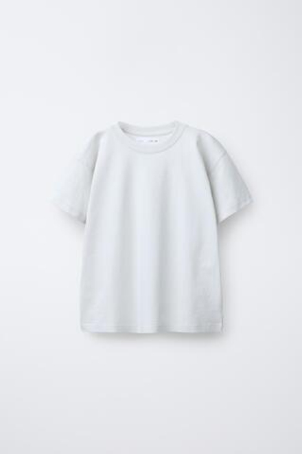 ZARA НАБОР ИЗ ТРЕХ ОДНОТОННЫХ ФУТБОЛОК, ФИСТАШКОВЫЙ