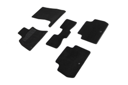 Ворсовые коврики LUX для KIA Stinger 4WD 2017-2023 Seintex.89187