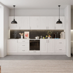 Кухонный модуль напольный, 60х60х85, Стокгольм Светлый, под мойку, со столешницей, из массива дерева, белый, Dipriz