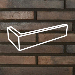 Облицовочная плитка угловая Lifebrick Лонг 368, 235х110х50х15 мм