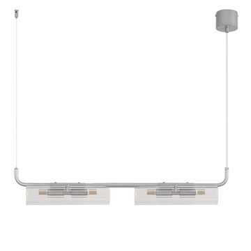 Подвес 4*G9 8258/4 серебро/прозрачный Suspentioni Toronto Lumion