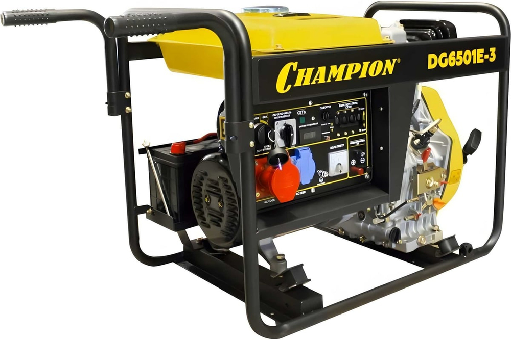 Генератор диз. CHAMPION DG6501E-3