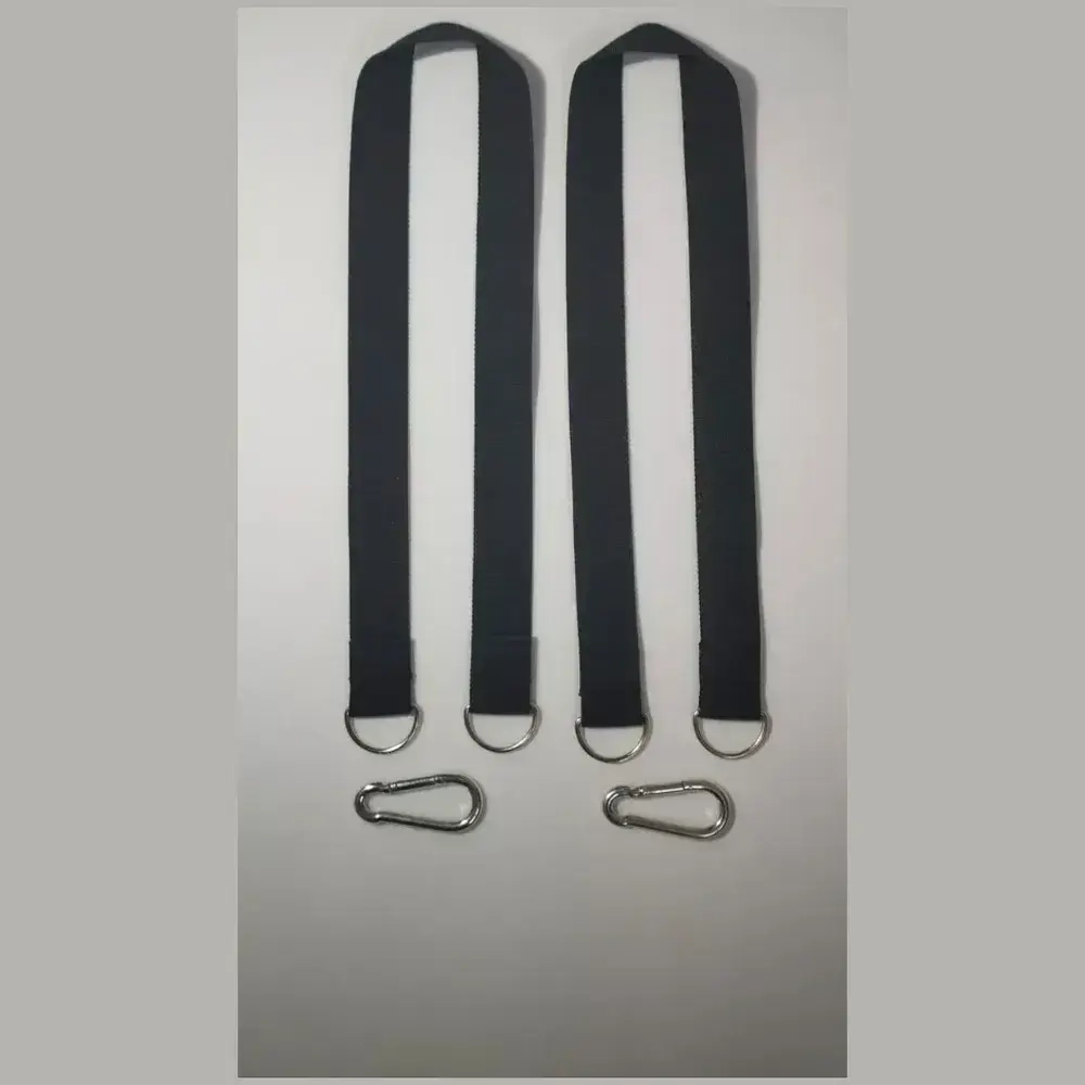 Комплект креплений для детских качелей, гнездо, гамаков, подвесного кресла, стропы с карабином, нагрузка до 150 кг, 2 штуки