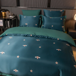 Комплект постельного белья Сатин MS на резинке MSR007