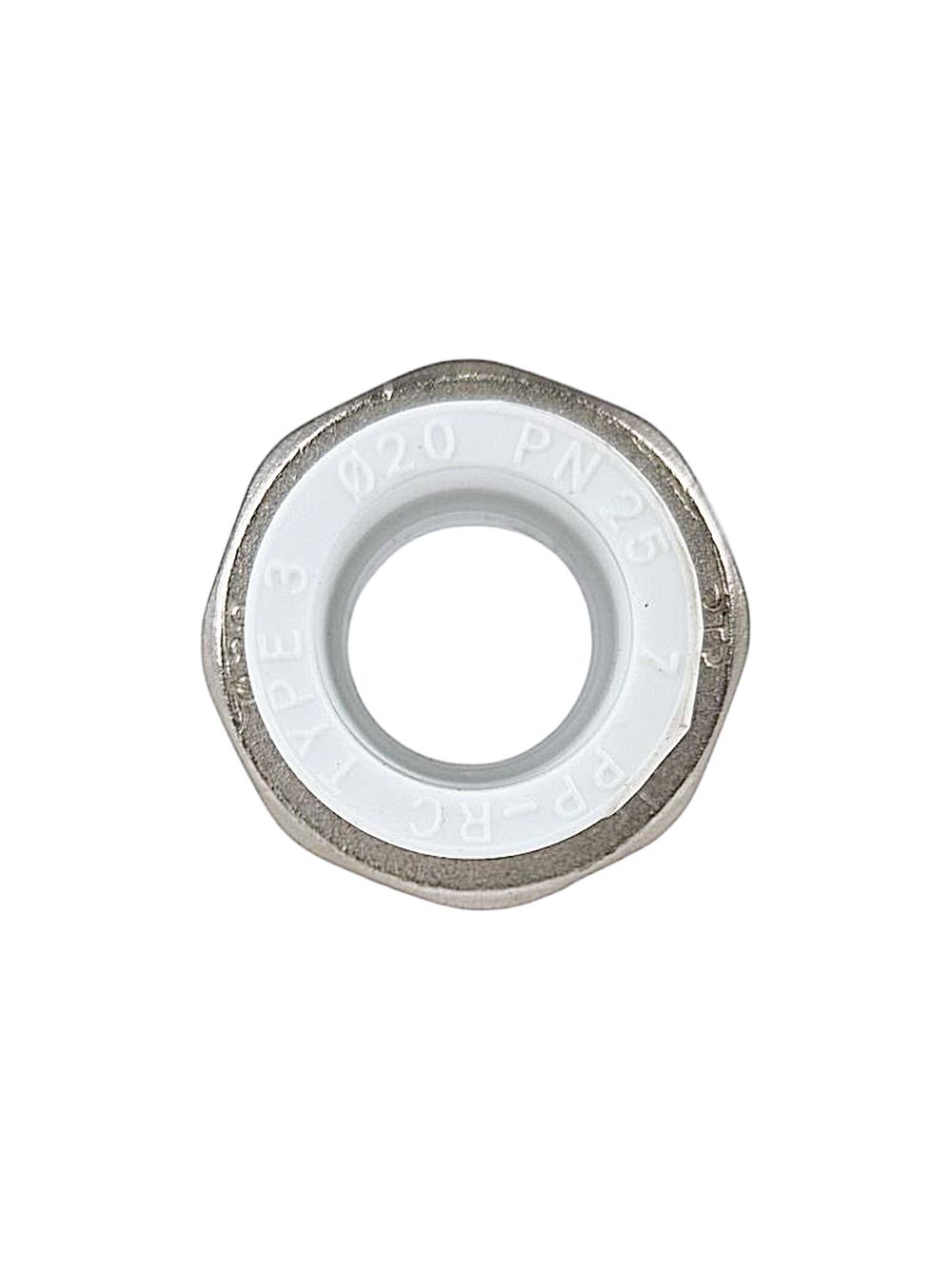 Муфта комбинированная разъемная (Американка) PPR наружная резьба 20х 3/4,  белый, RTP (200/20)