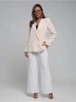 Брюки палаццо со стрелками клеш от бедра