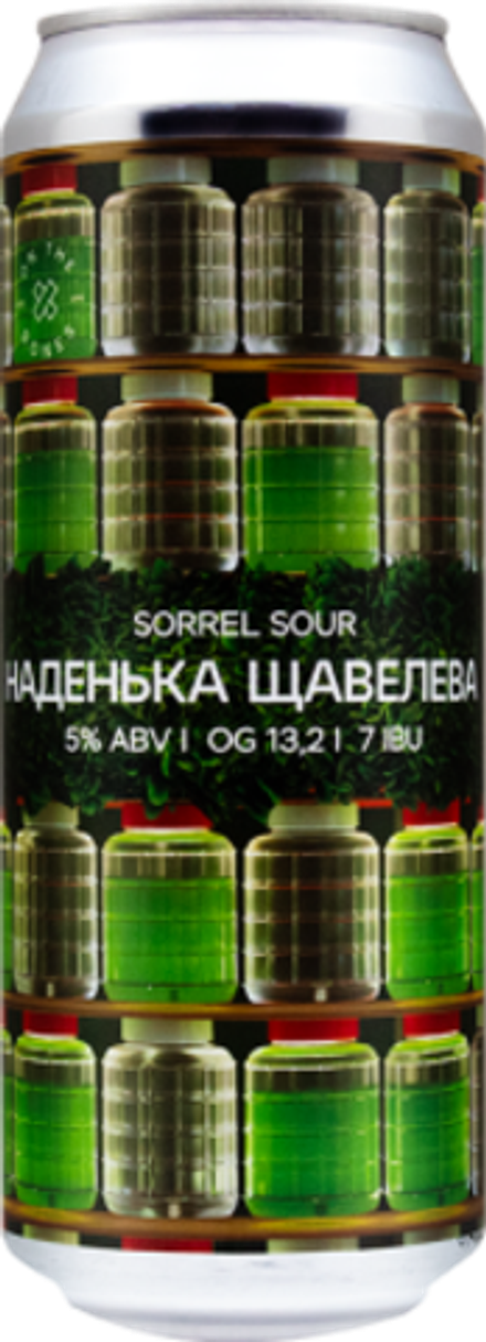 Пиво Он Зе Боунс Наденька Щавелева / On The Bones Nadenka Shaveleva 0.45 - банка