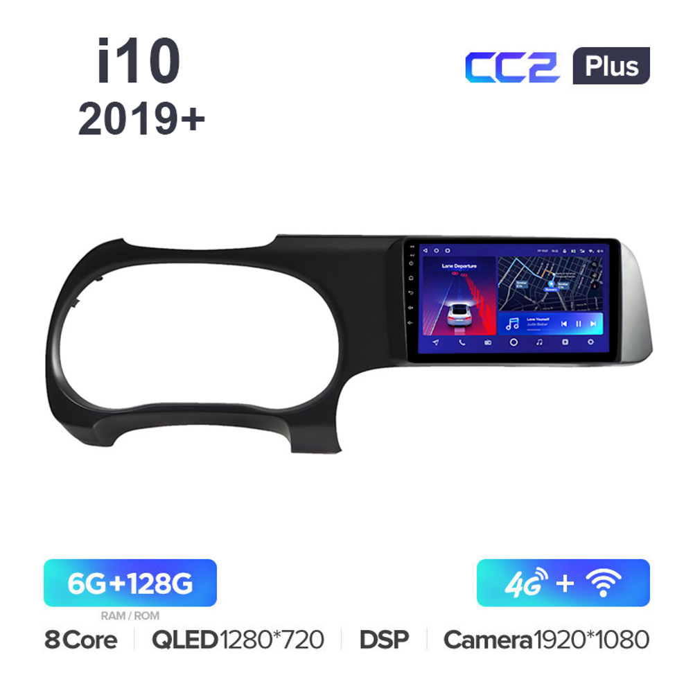 Teyes CC2 Plus 10,2"для Hyundai i10 2019+ лев.